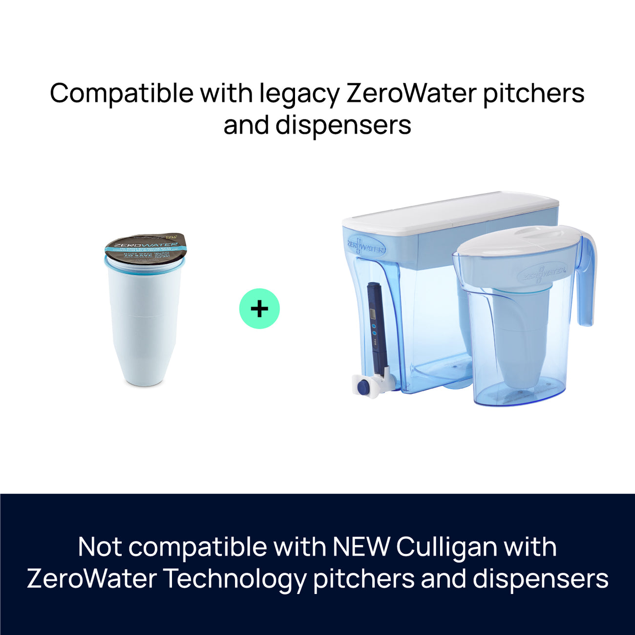 ZeroWater pitcher and dispenser compatibility