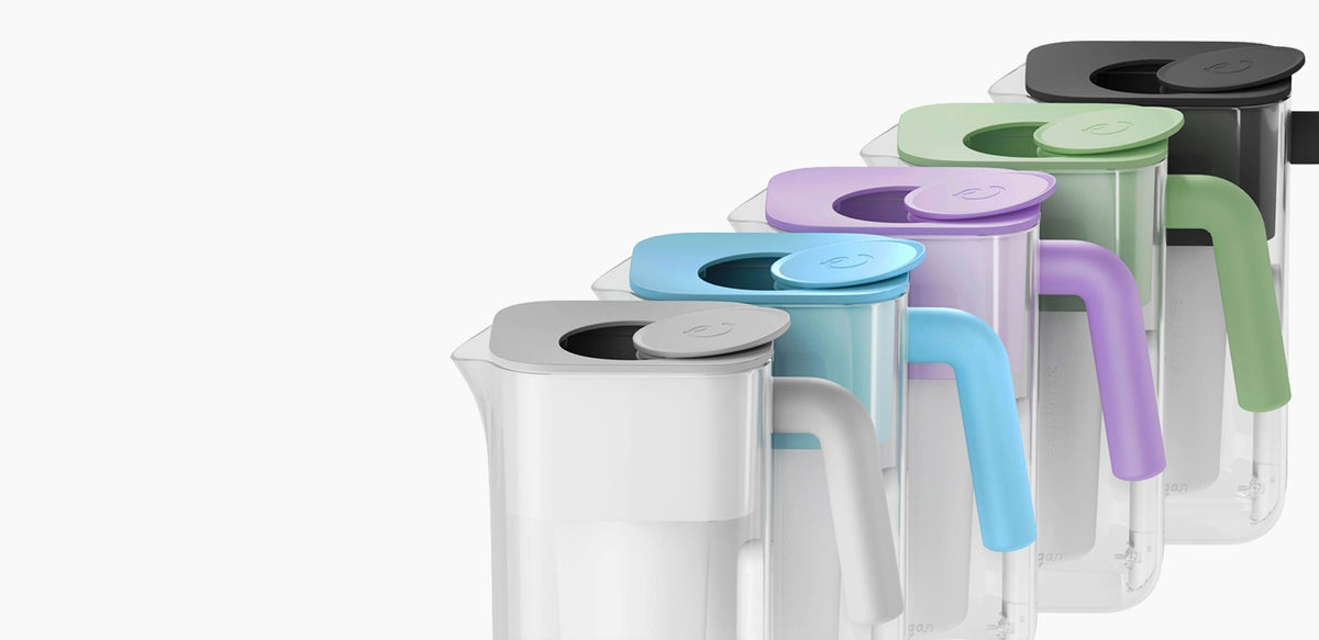 Filtered water that fits your style: meet the new color pitchers that remove Total PFAS