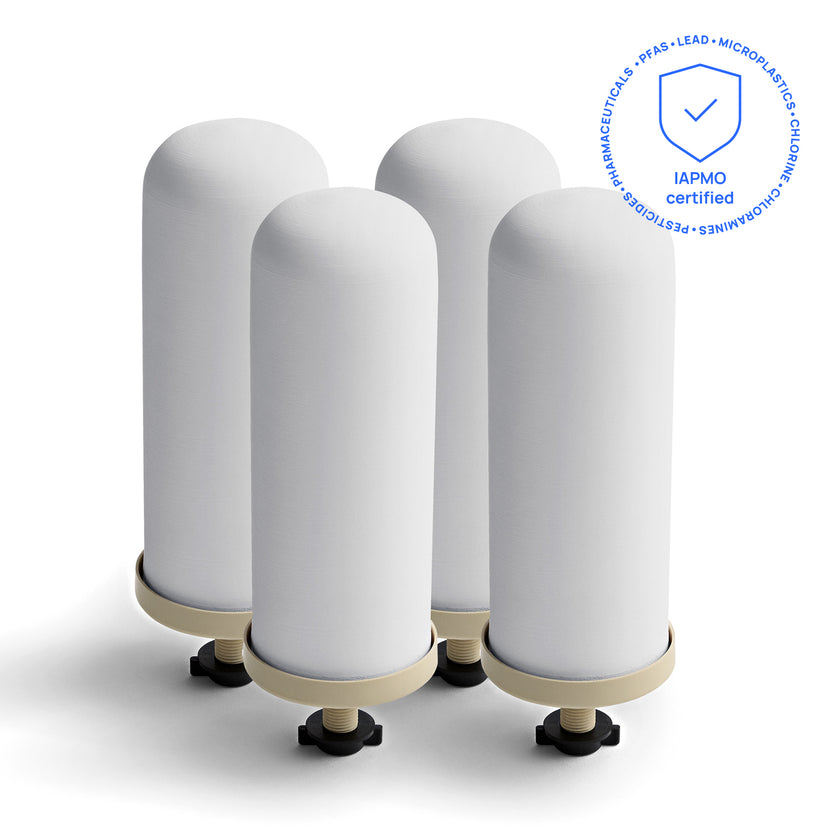 Culligan gravity water filter with MaxClear Technology