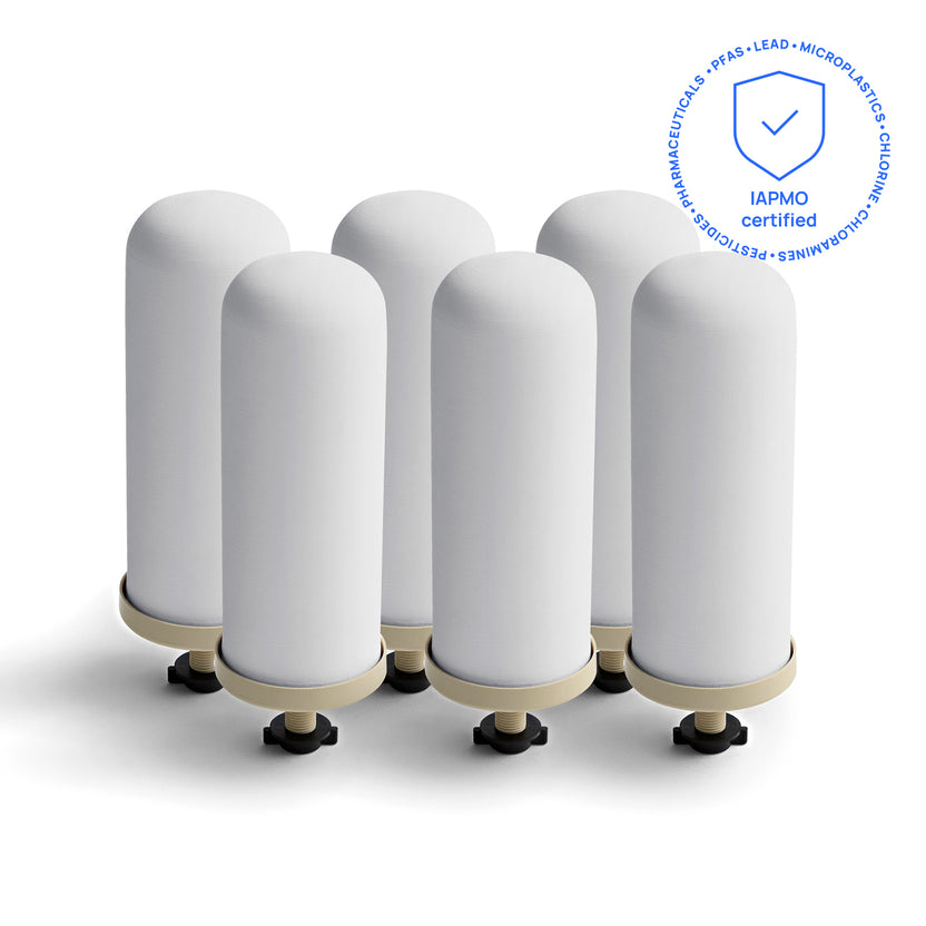 Culligan gravity water filter with MaxClear Technology
