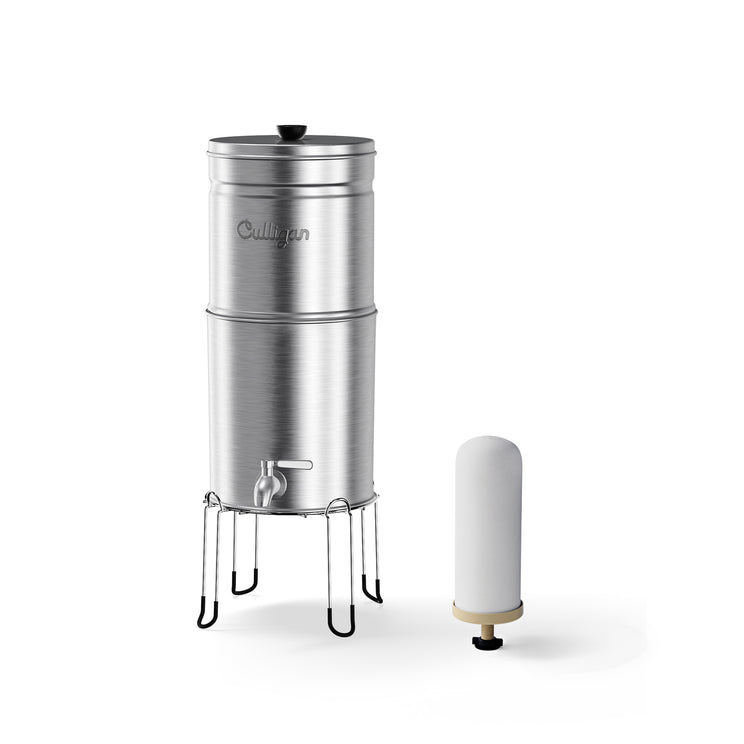 Scout 2.25 Gallon Gravity System - Brushed Stainless Steel / Starter Pack