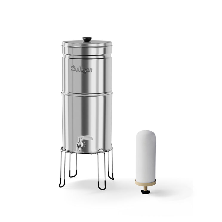 Scout 2.25 Gallon Gravity System - Polished Stainless Steel / Starter Pack