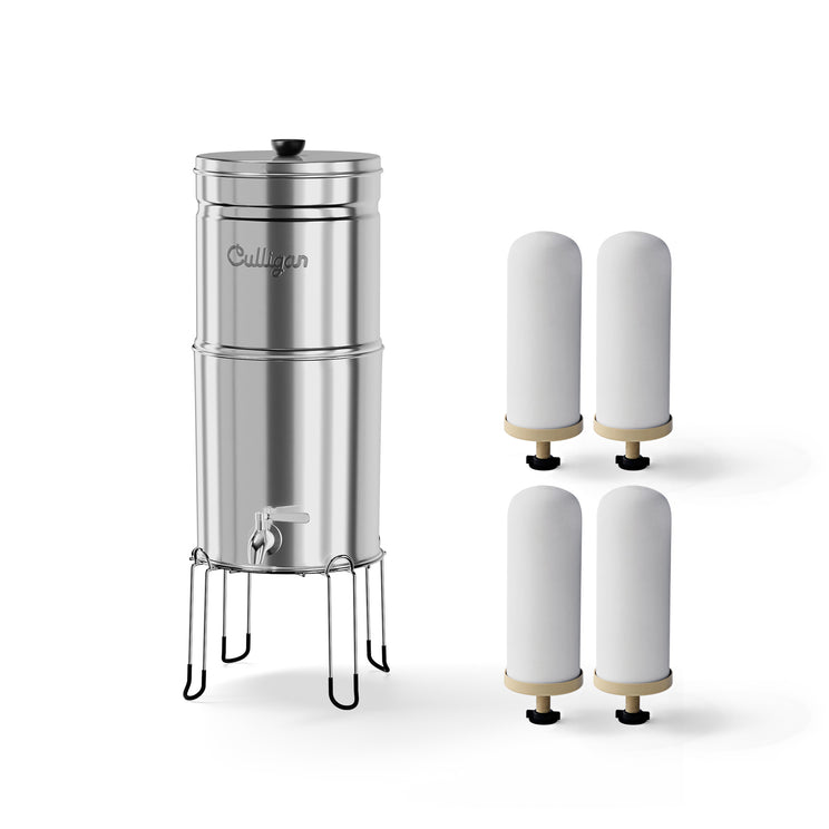 Scout 2.25 Gallon Gravity System - Polished Stainless Steel / 4 Pack