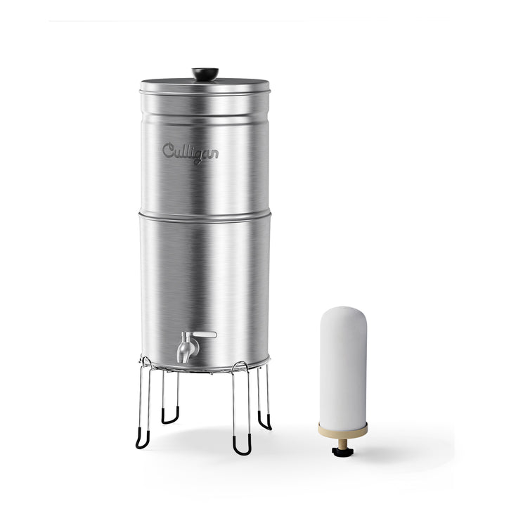 Venture 3 Gallon Gravity System - Brushed Stainless Steel / Starter Pack