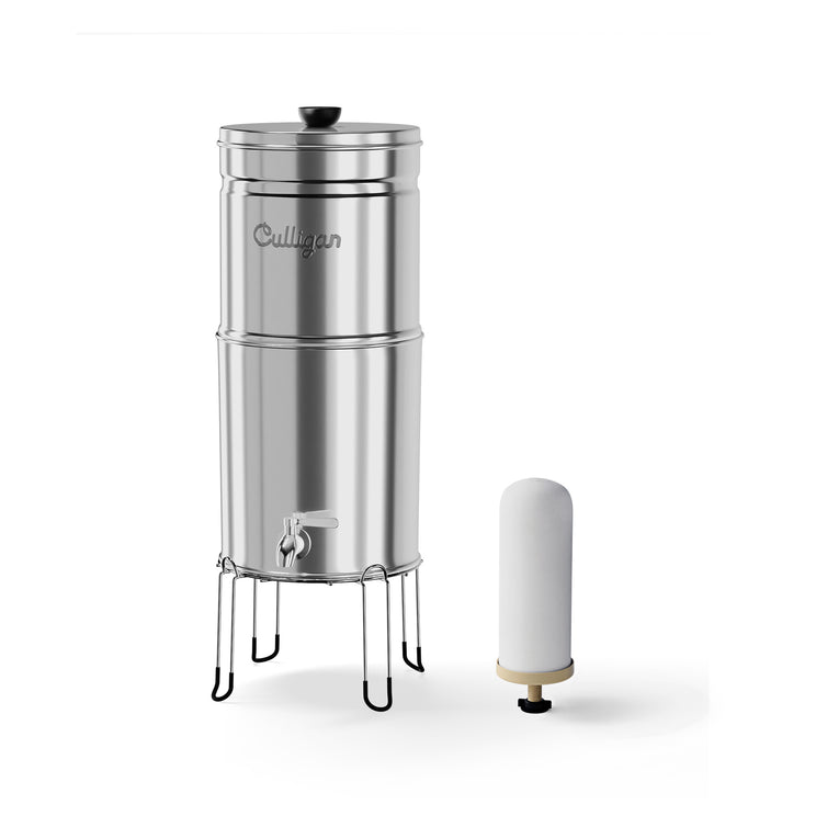 Venture 3 Gallon Gravity System - Polished Stainless Steel / Starter Pack