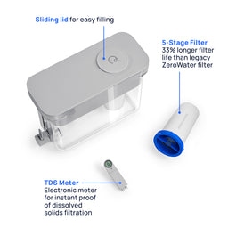 32 cup zerowater dispenser included components