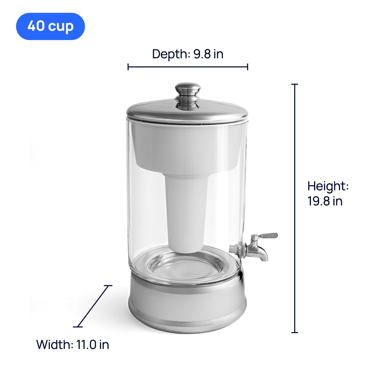 40 Cup Glass Dispenser