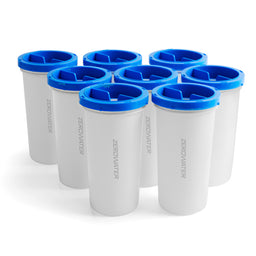 8 pack of zerowater filters with blue tops